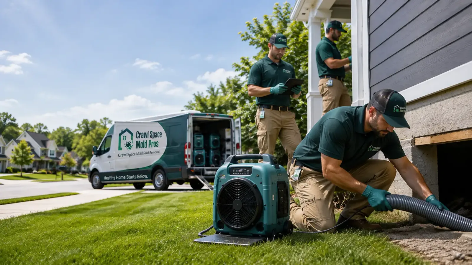 Crawl Space Mold Removal in Wixom, MI